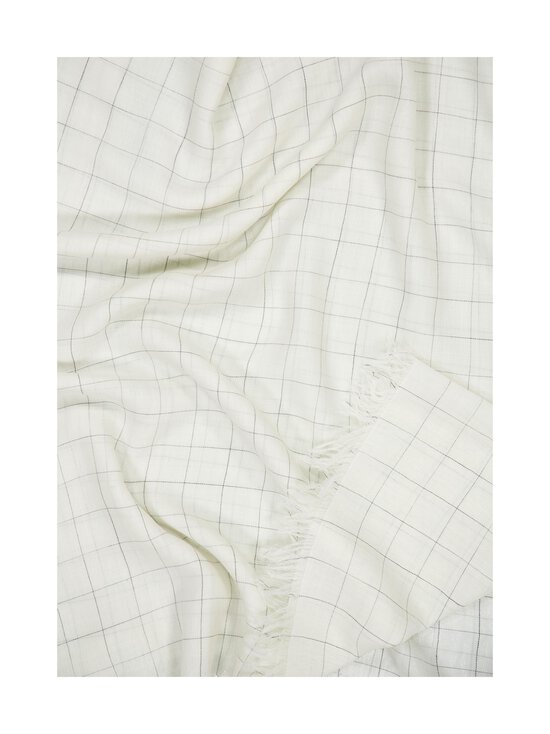 TOTEME - Checked Light Wool -huivi - ECRU/BLACK | Stockmann - photo 2