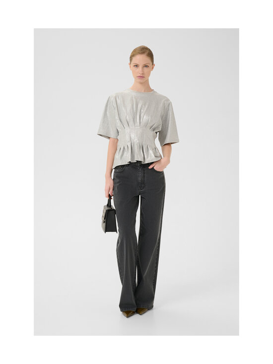 Gestuz - GZpamila trikotāžas krekls - 170 LGM / SILVER GLITTE FOIL | Stockmann - photo 3