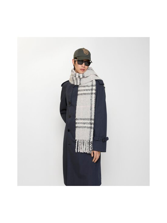 Burberry - Check Bouclé -kaulahuivi - C3382 MITTEN GREY | Stockmann - photo 4