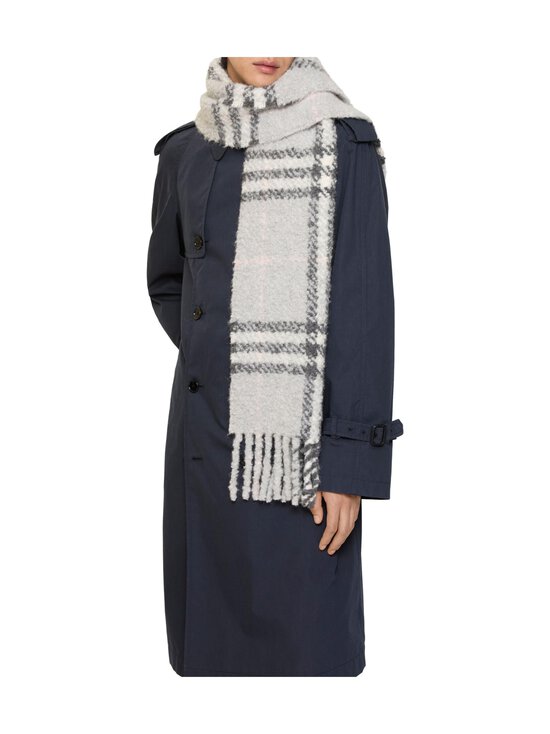 Burberry - Check Bouclé -kaulahuivi - C3382 MITTEN GREY | Stockmann - photo 6