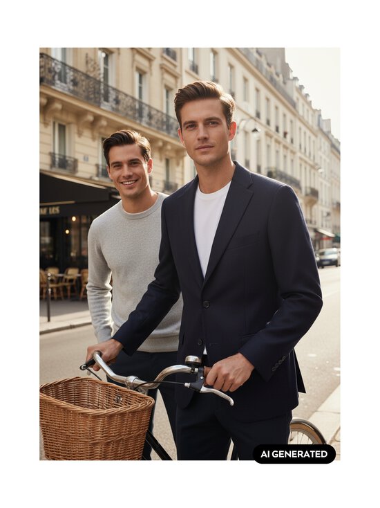 Turo - Bologna modern fit vilnas žakete - 69 NAVY BLUE | Stockmann - photo 2
