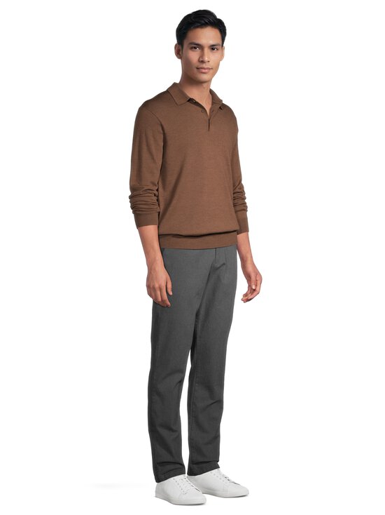 GANT - Slim Cotton Herringbone bikses - 5 BLACK | Stockmann - photo 5