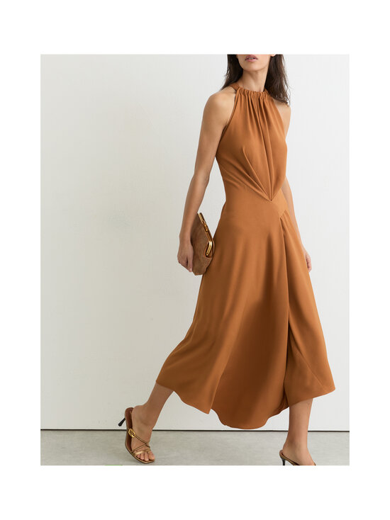 Reiss - Maeve Drape Detail Midi -mekko - 88 RUST ORANGE | Stockmann - photo 2