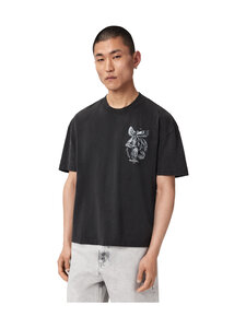 Allsaints - Seraph Crew t-paita - WASHED BLACK | Stockmann