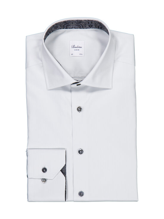 Stenströms - Slimline Contrast -kauluspaita - 300 LIGHT GREY | Stockmann - photo 1