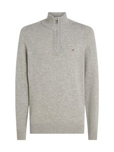 Tommy Hilfiger - Kampsun Lambswool Zip - P01 LIGHT GREY HEATHER Tommy Hilfiger - Kampsun Lambswool Zip - P01 LIGHT GREY HEATHER | Stockmann