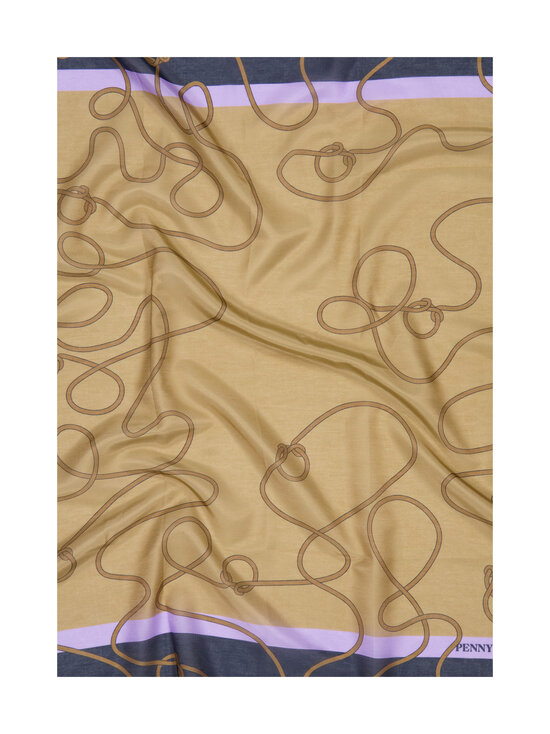 Pennyblack - Pbagazza zīda maisījuma lakats - 003 BROWN | Stockmann - photo 3