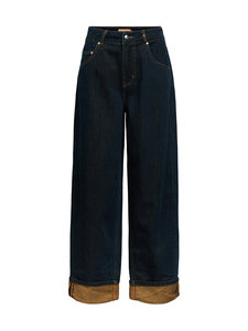 Object - ObjIsira High Waist Straight Loose -farkut - DARK BLUE DENIM | Stockmann