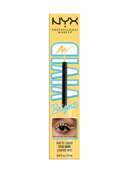 NYX Professional Makeup - Vivid Brights Liquid Liner eyeliner -silmänrajauskynä - 03 HAD ME AT YELLOW | Stockmann - photo 4