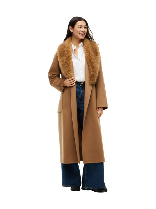 Tommy Hilfiger - Villane mantel Regular Belted - GWA HICKORY | Stockmann - photo 1