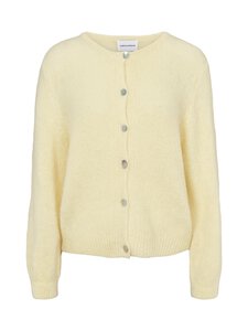 AMERICANDREAMS - Cornelia Cropped adīta jaka - LIGHT YELLOW | Stockmann
