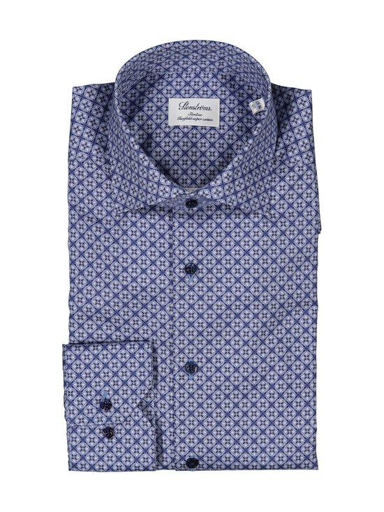 Slim Tile Semi Cut Away Shirt