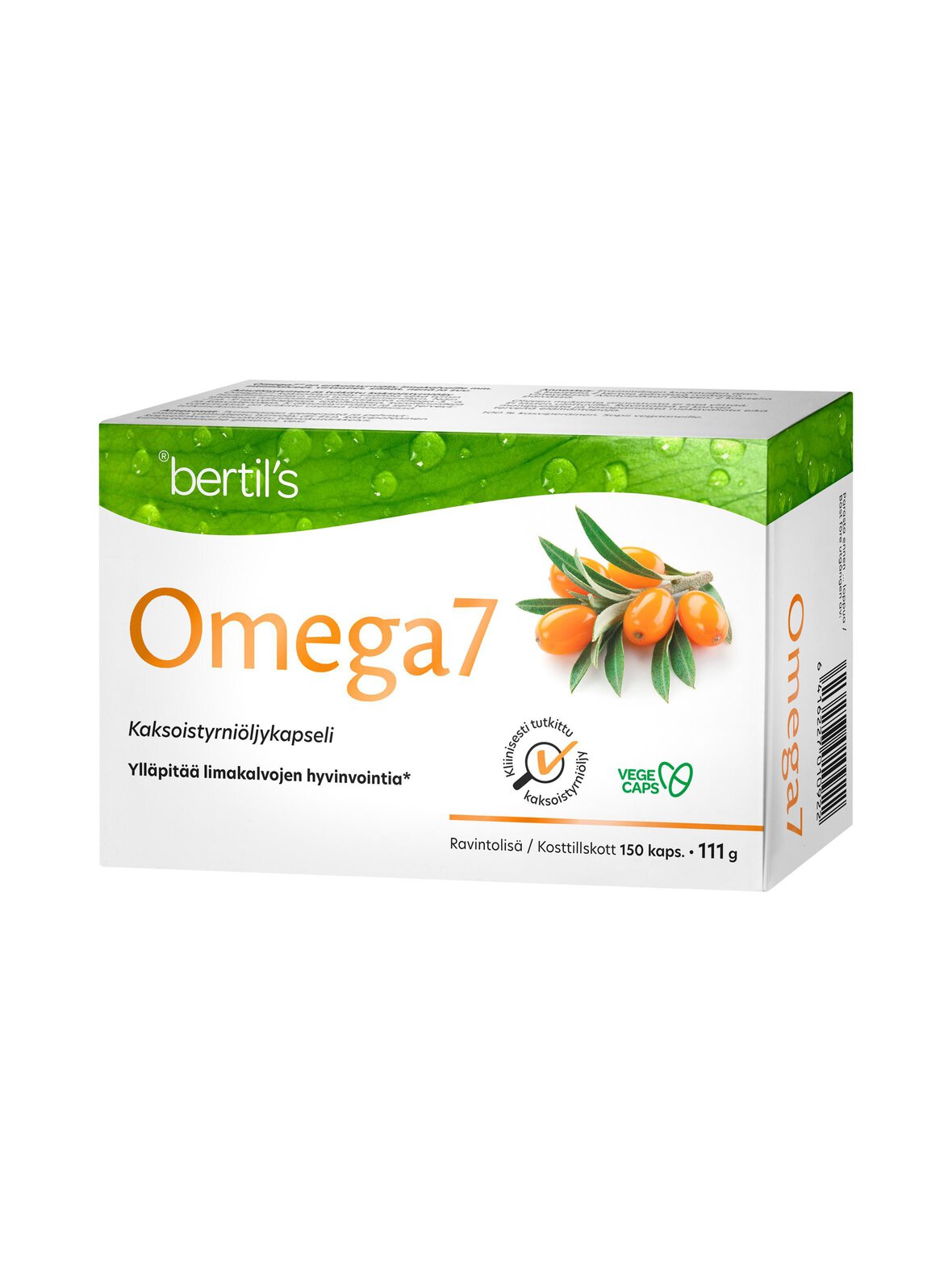 Omega7 Kaksoistyrniöljykapseli -ravintolisä 150 kaps.