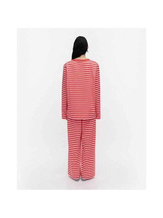 Marimekko - Tasaraita Unisex -trikoopaita - 033 RED, LIGHT PINK | Stockmann - photo 3