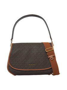 Michael Michael Kors - Medium Messenger -nahkalaukku - 252 BRN/ACORN | Stockmann
