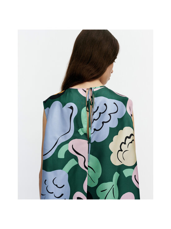 Marimekko - Katoava Kukasta Kukkaan -toppi - 639 GREEN GREEN PINK | Stockmann - photo 6