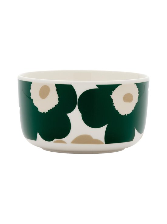 Marimekko - Unikko-kulho - WHITE, D.GREEN, BEIGE, LT.SAND | Stockmann - photo 1