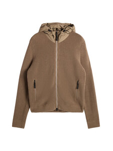 J.Lindeberg - Hübriidjakk Dorin Knit Hood - U144 BRINDLE | Stockmann