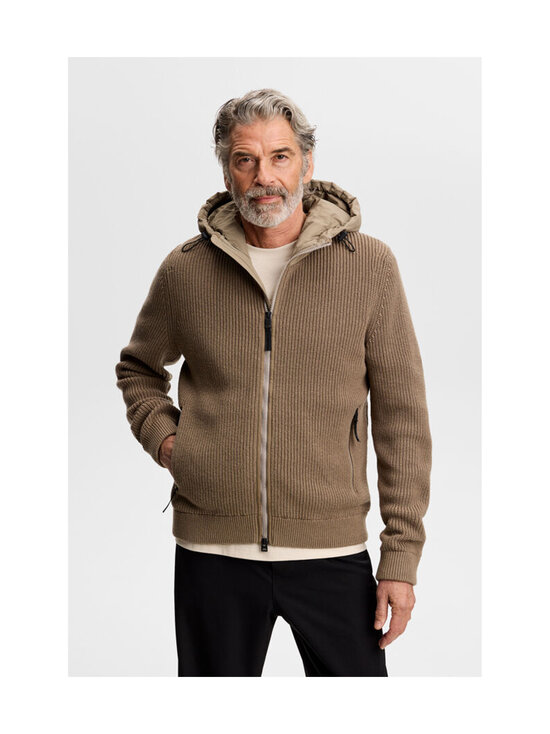 J.Lindeberg - Hübriidjakk Dorin Knit Hood - U144 BRINDLE | Stockmann - photo 3