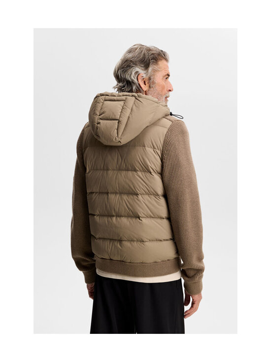 J.Lindeberg - Hübriidjakk Dorin Knit Hood - U144 BRINDLE | Stockmann - photo 4
