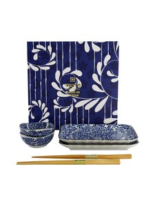 Tokyo Design Studio - Aizome Tako Karakusa -sushisetti 6-osainen - BLUE/WHITE | Stockmann