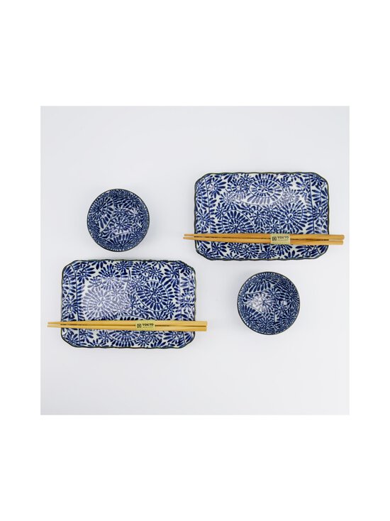 Tokyo Design Studio - Aizome Tako Karakusa -sushisetti 6-osainen - BLUE/WHITE | Stockmann - photo 2