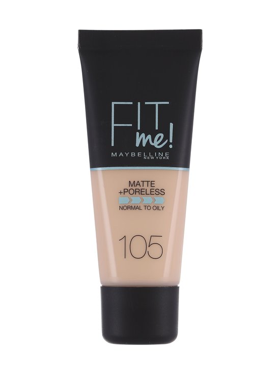 Maybelline - Fit Me Matte + Poreless tonālais krēms 30 ml - 105 NATURAL IVORY | Stockmann - photo 1