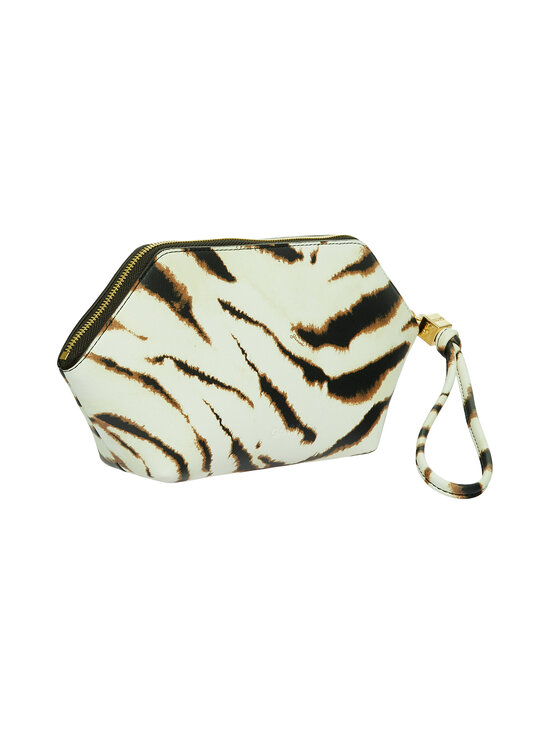 Ganni - Bou Make Up Pouch Grained -meikkilaukku - EGRET | Stockmann - photo 2