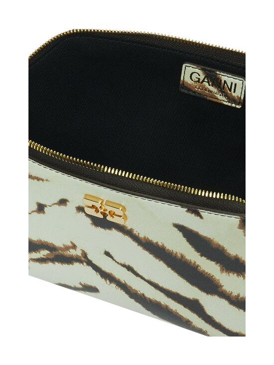 Ganni - Bou Make Up Pouch Grained -meikkilaukku - EGRET | Stockmann - photo 3