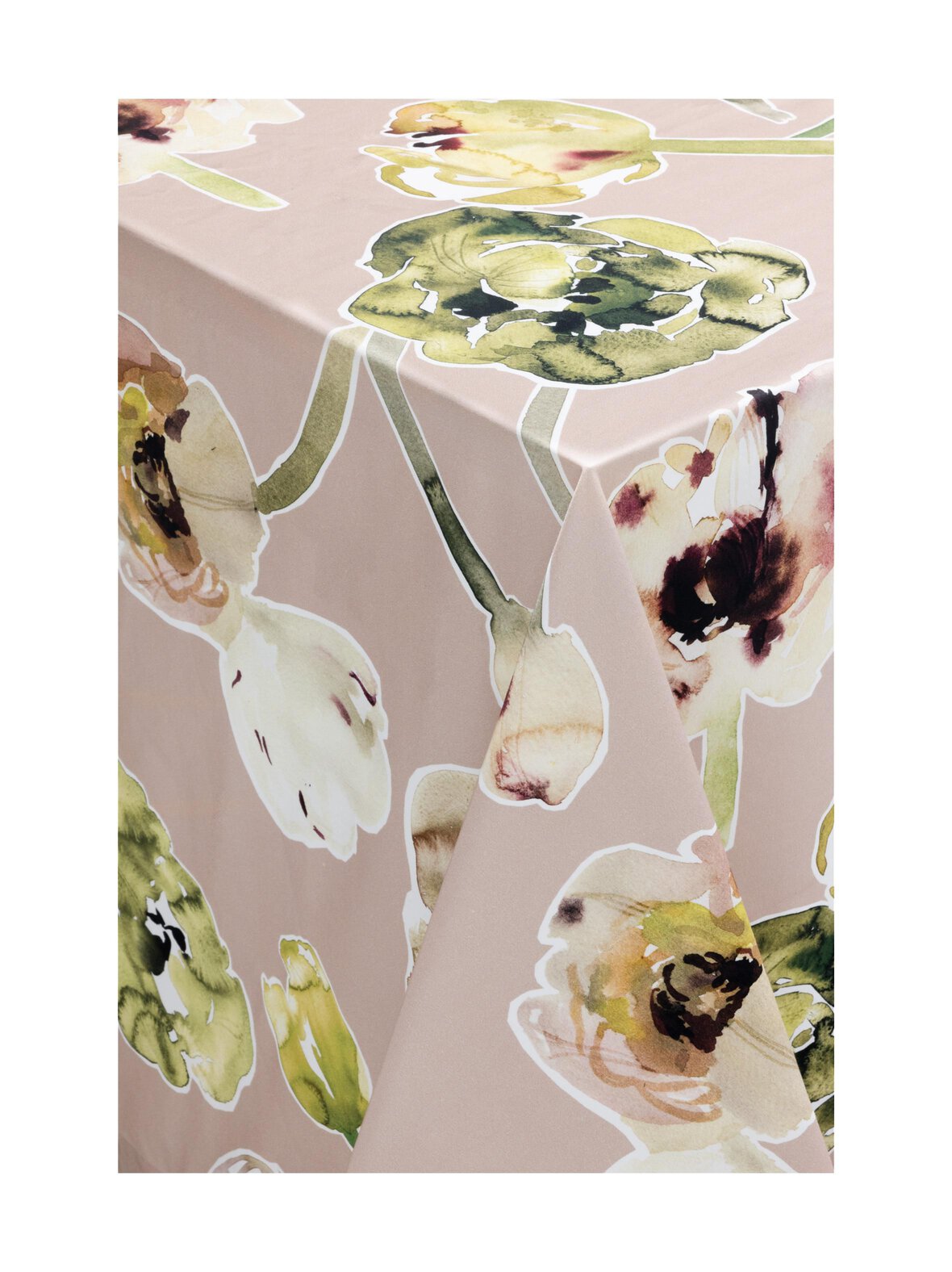 Lilia-pöytäliina puuvillasatiinista 145 x 250 cm