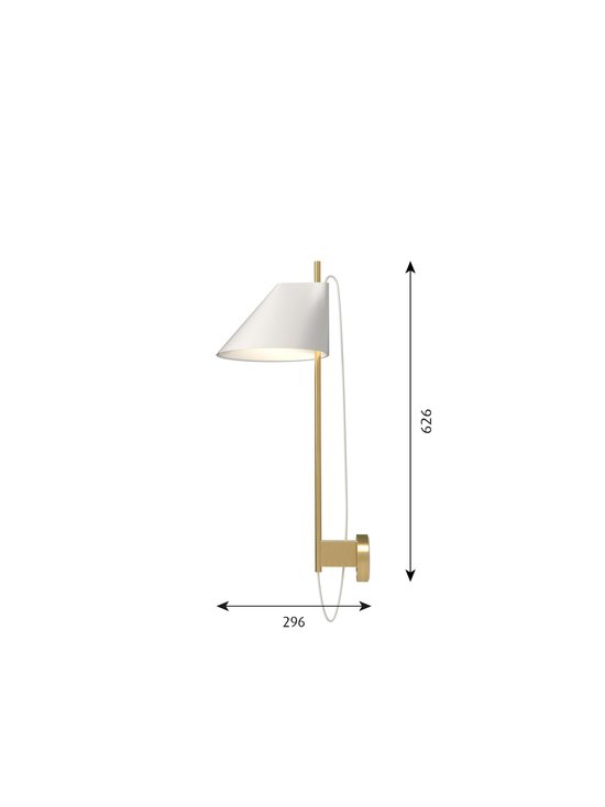 Louis Poulsen - Yuh-seinävalaisin - WHITE/BRASS - photo 2 Louis Poulsen - Yuh-seinävalaisin - WHITE/BRASS | Stockmann - photo 2