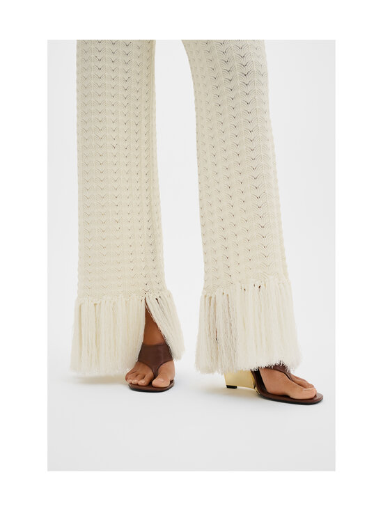 Malina - Alycia Fringe -neulehousut - 10096 WHITE | Stockmann - photo 4