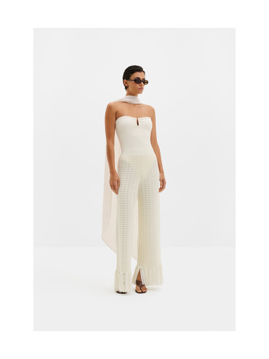 Malina - Alycia Fringe -neulehousut - 10096 WHITE | Stockmann - photo 5