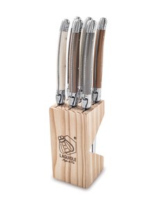 Laguiole - Steak Treasure Set nažu komplekts, 6 gab. - MOTHER OF PEARL/BROWN/GREY | Stockmann