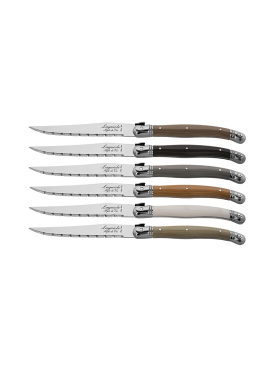 Laguiole - Steak Treasure Set nažu komplekts, 6 gab. - MOTHER OF PEARL/BROWN/GREY | Stockmann - photo 2