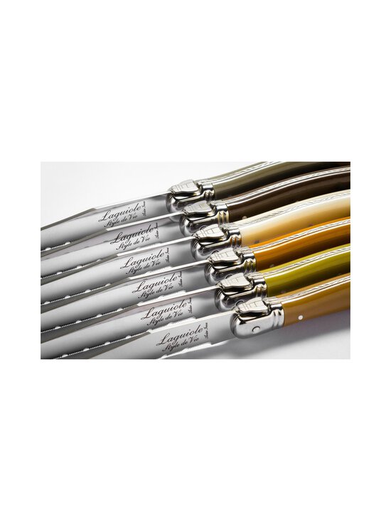 Laguiole - Steak Treasure Set nažu komplekts, 6 gab. - MOTHER OF PEARL/BROWN/GREY | Stockmann - photo 3