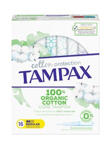 Tampax - Organic Cotton Regular -tamponi 16 kpl Tampax - Organic Cotton Regular -tamponi 16 kpl | Stockmann