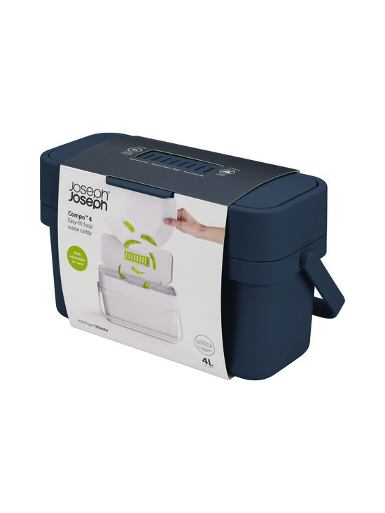 Joseph Joseph - Compo 4 Food Waste Caddy -biojäteastia - GREY / GREEN - photo 2 Joseph Joseph - Compo 4 Food Waste Caddy -biojäteastia - GREY / GREEN | Stockmann - photo 2