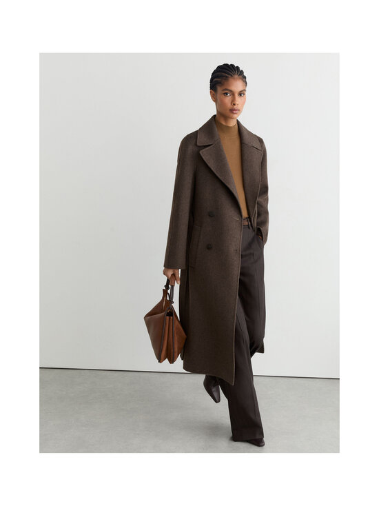 Reiss - Rene Long Blindseam -villakangastakki - 25 MOCHA BROWN | Stockmann - photo 2