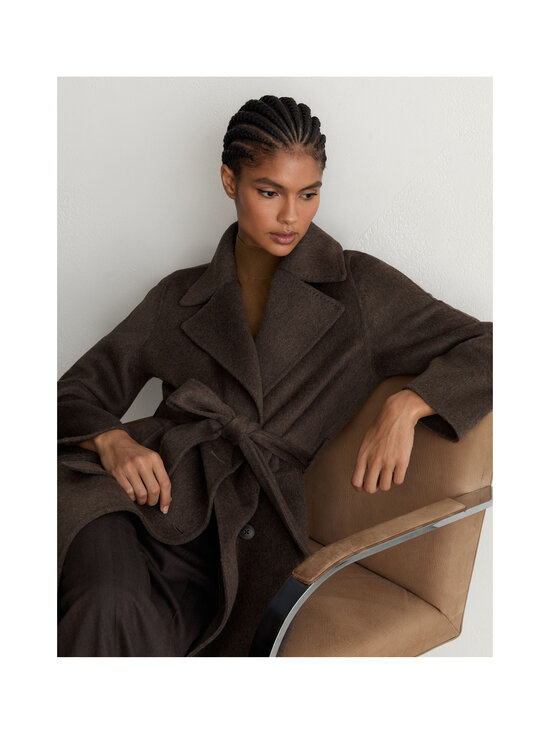 Reiss - Rene Long Blindseam -villakangastakki - 25 MOCHA BROWN | Stockmann - photo 6