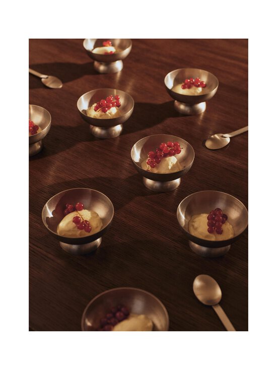 Ferm Living - Tumbled Ice Cream -jälkiruokakulho - TUMBLED STAINLESS STEEL | Stockmann - photo 2