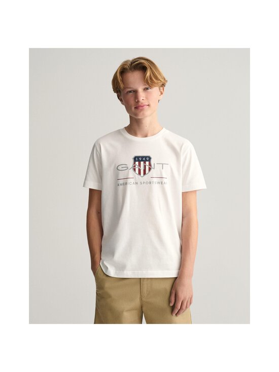 GANT - Archive Shield t-krekls - 110 WHITE - photo 3 GANT - Archive Shield t-krekls - 110 WHITE | Stockmann - photo 3