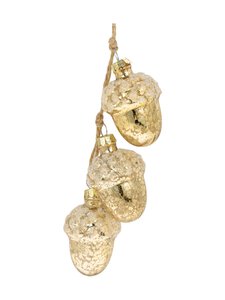 Weiste - Glass Acron Bunch eglītes rotājums - GOLD | Stockmann