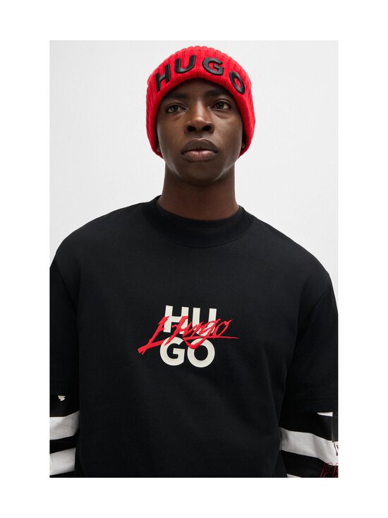HUGO - Dlongny T-paita - 001 BLACK | Stockmann - photo 5