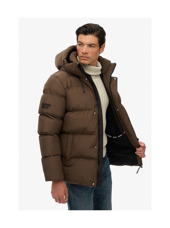 Superdry - Hooded 5 Baffle -toppatakki - H1D SLATE BROWN - photo 2 Superdry - Hooded 5 Baffle -toppatakki - H1D SLATE BROWN | Stockmann - photo 2