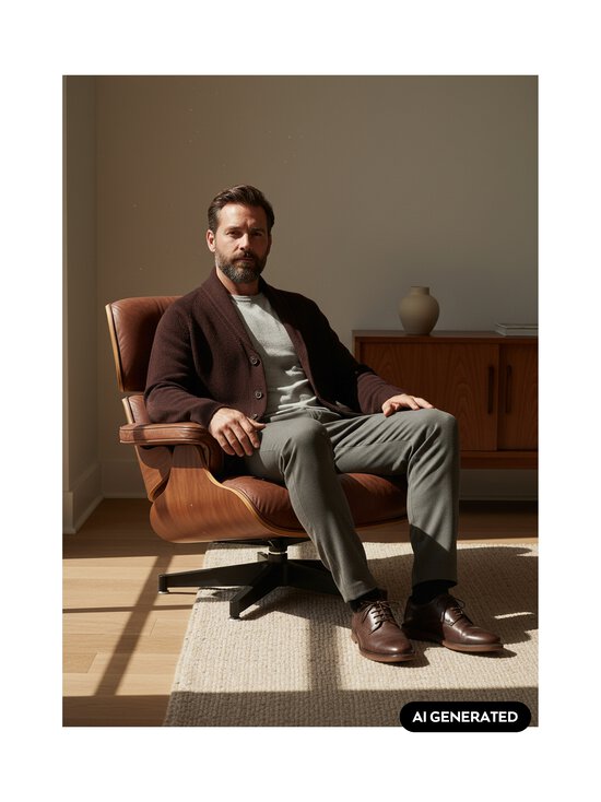 Knowledge Cotton Apparel - Merino-neuletakki - 1487 CHOCOLATE TORTE | Stockmann - photo 4