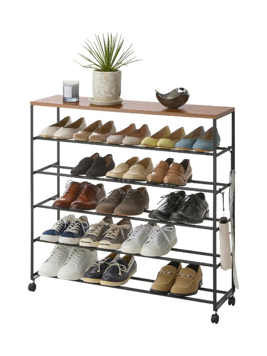 Yamazaki - Tower 5-Tiered Shoe Rack apavu plaukts 90,5 x 26 x 87 cm - BLACK | Stockmann - photo 2