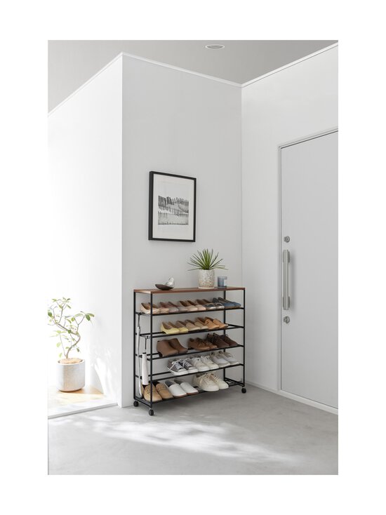 Yamazaki - Tower 5-Tiered Shoe Rack apavu plaukts 90,5 x 26 x 87 cm - BLACK | Stockmann - photo 3