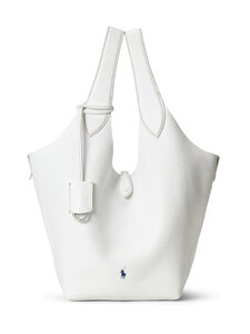 Polo Ralph Lauren - Ply Tote Medium -nahkalaukku - 012 PAPER | Stockmann