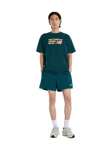New Balance - T-särk Athletics Premium Relaxed Logo - AAV MEDUSA GREEN | Stockmann